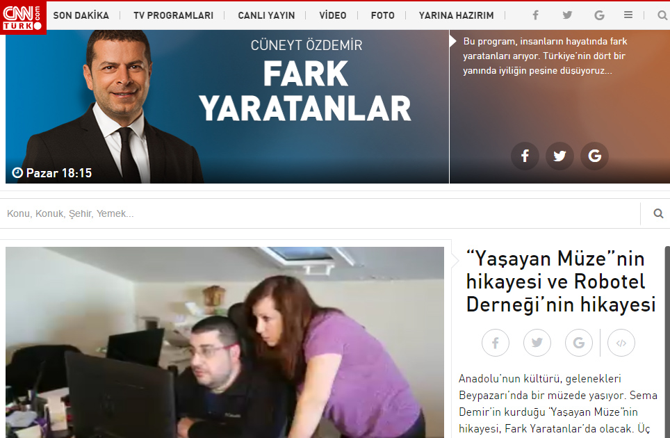 CNN Türk Fark Yaratanlar Yayını