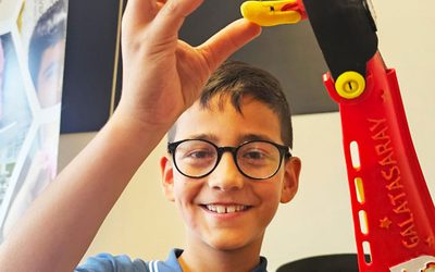 Ensar’ın Galatasaraylı Robotel’i ve Okçuluk İçin Yay Tutma Aparatı